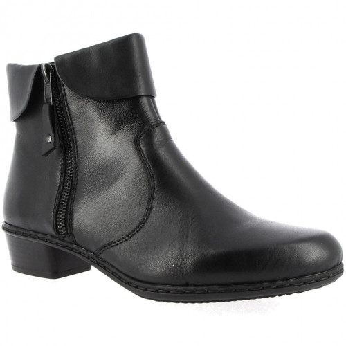 RIEKER Y07A8-01 Zipper Bootie - A Step Ahead Footwear