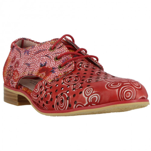 Laura Vita Facsteo 22: Scarpe Stringate Derby Donna In Pelle, Fodera In Pelle, Suola Gomma, Tacco Piatto, Taglia Media - 5